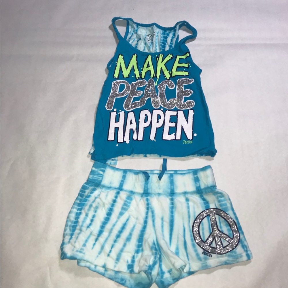 Justice Shirt and Shorts Set